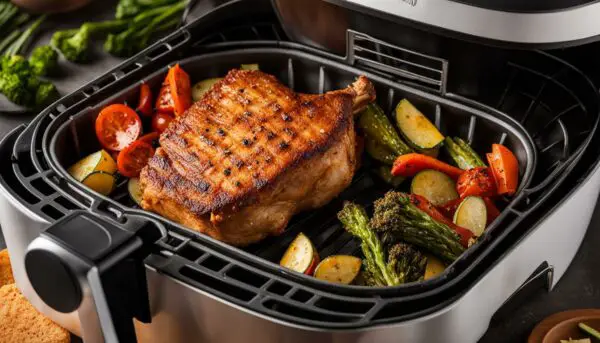 Air fried pork chops