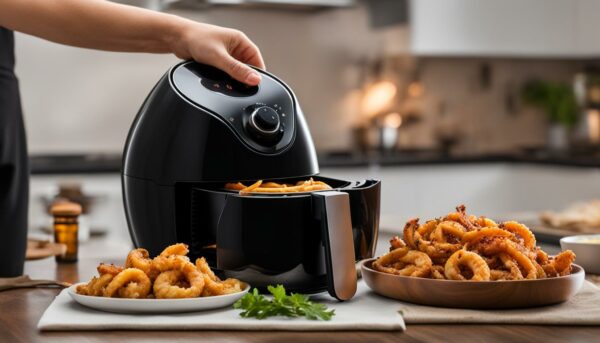 Preheating the air fryer