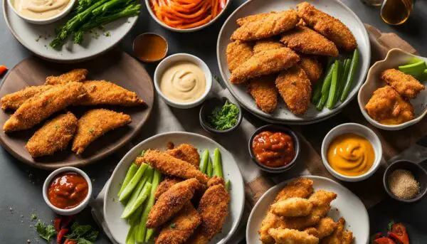 Variation options for air fryer chicken tenders