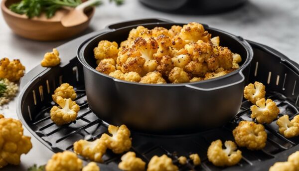 air frying cauliflower