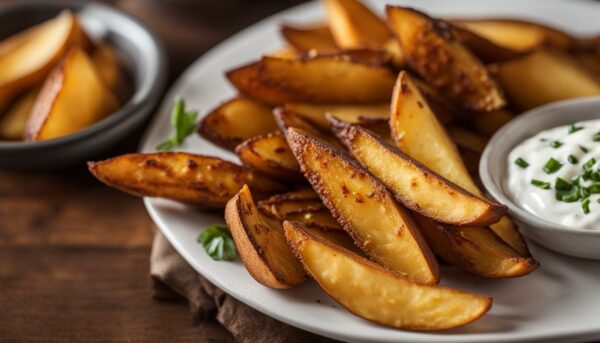 crispy potato wedges