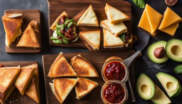 variations of air fryer grilled cheese